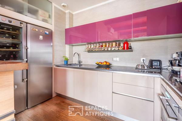 Appartement type loft avec rooftop