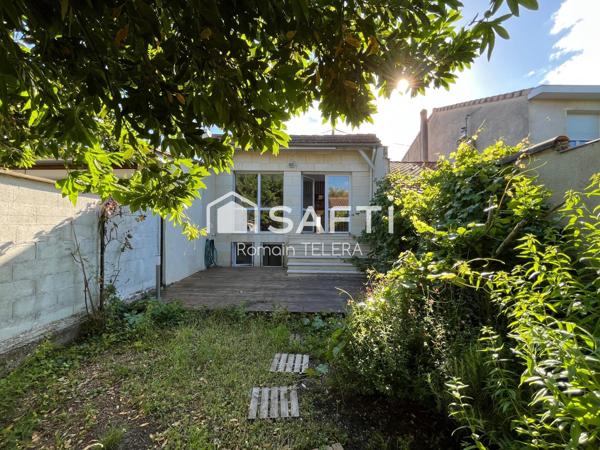 Talence - Caudérès : maison de 110 m² avec 3 chambres et un grand jardin de 75 m²