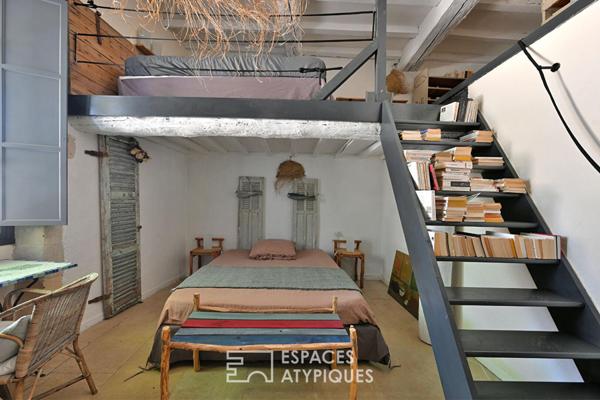 Appartement lumineux avec extérieur en coeur de village