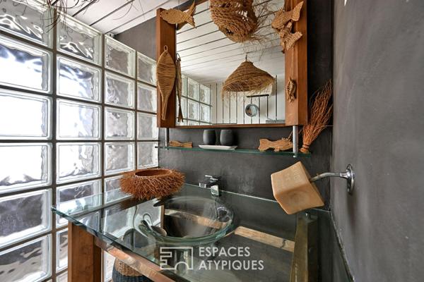 Appartement lumineux avec extérieur en coeur de village