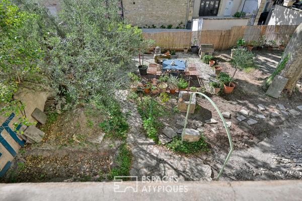 Appartement lumineux avec extérieur en coeur de village