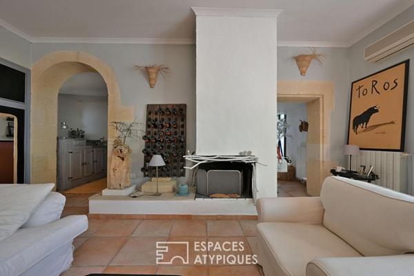 Appartement lumineux avec extérieur en coeur de village