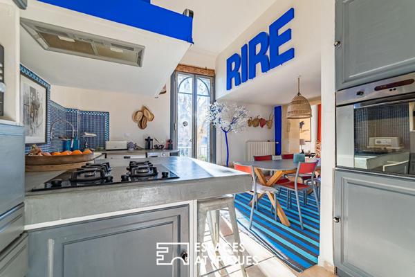 Appartement lumineux avec extérieur en coeur de village