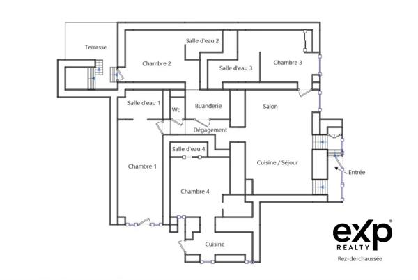 Appartement 5 pièces 131m² proche du lac