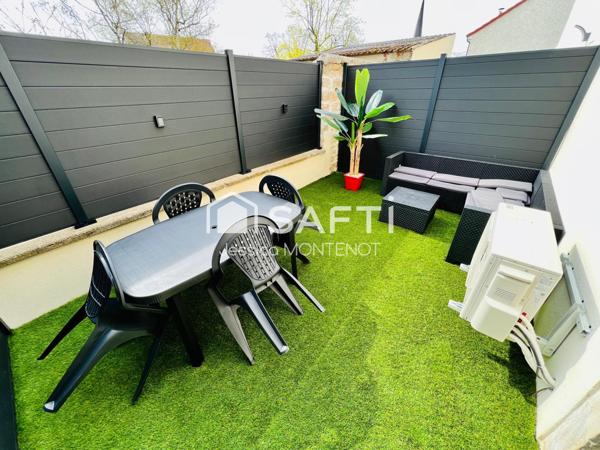 Duplex avec rez de jardin