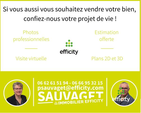 Appartement 1 pièce - 34 m² Exclusivité efficity