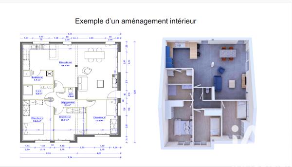Maison à vendre 4 pièces 90 m² Saint-Sébastien-sur-Loire