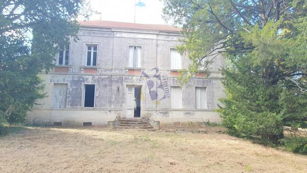 Vente maison de ville Gente (16130), 441.00m² avec 11 pièce(s) dont 6 chambre(s) sur 6500.00m² de terrain. Agence Allard Brimeaud