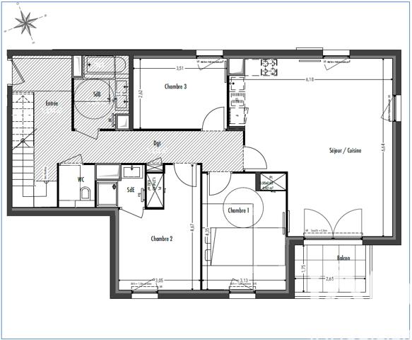 Appartement à vendre 4 pièces 82 m² Fréjus