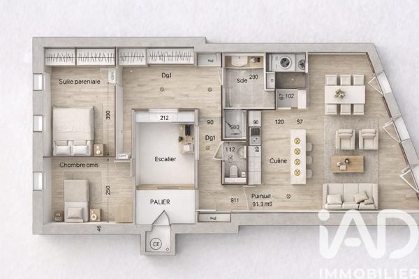 Appartement à vendre 4 pièces 78 m² Sanary-sur-Mer