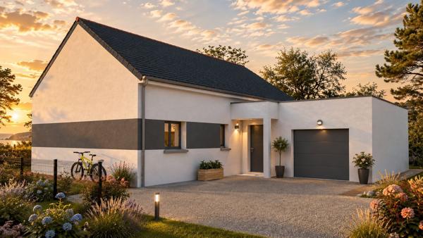 Terrain + Maison à vendre 4 pièces - 92 m²