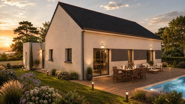 Terrain + Maison à vendre 4 pièces - 92 m²