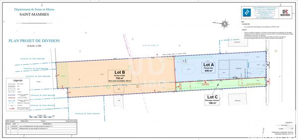 Terrain à vendre 735 m² Saint-Mammès