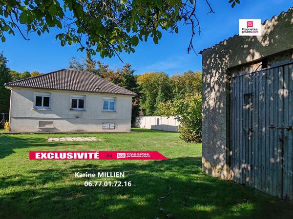 SAINT REMY SUR AVRE 28380 Maison individuelle sur sous-sol total - 3 chambres - garage - cabanon de jardin - terrain - 160 000  HAI