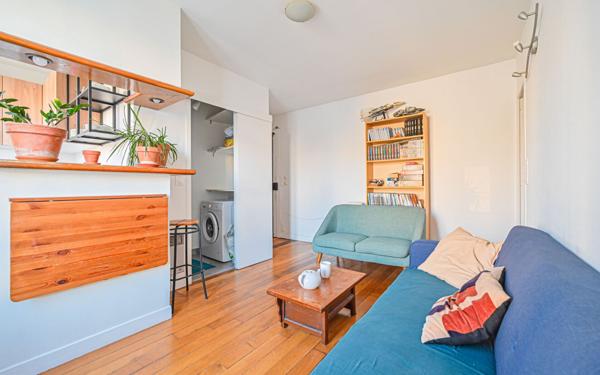 Appartement à vendre    2 pièces • 34,86 m2 Paris 18