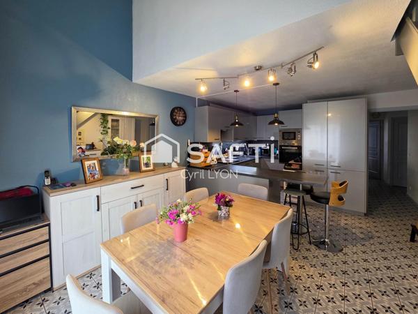 Appartement 5 pièces avec terrasse et garage !