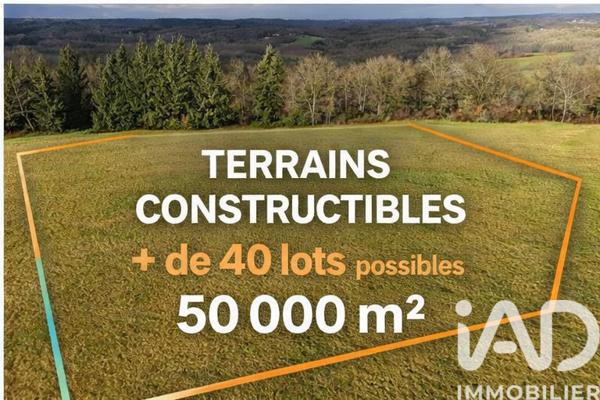 Terrain à vendre 50 000 m² Nontron