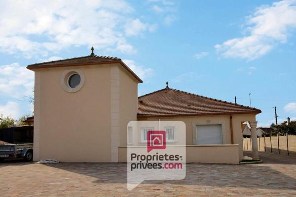 AMILLY 45200 - Secteur Viroy - A VENDRE BELLE MAISON CONTEMPORAINE RECENTE de PLAIN-PIED 3 CHAMBRES + STUDIO INDEPENDANT, TERRAIN CLOS 950 m2