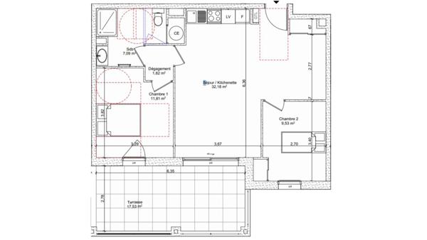 Appartement à vendre 3 pièces 62 m² Bormes-les-Mimosas