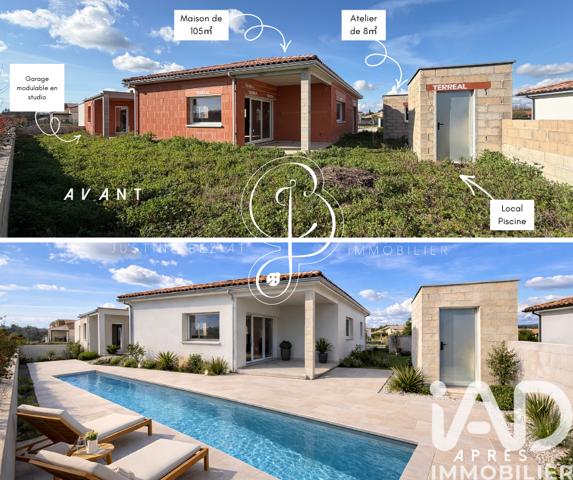 Maison à vendre 4 pièces 105 m² Montbeton