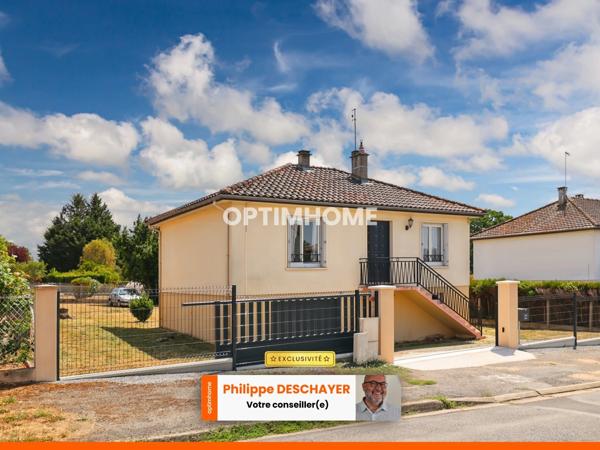 Maison Individuelle sur sous-sol de 65 m² environ - 4 pièces - 1 voir 2 Chambres - Garage -Parcelle 700 m² -MAGNAC LAVAL (87)