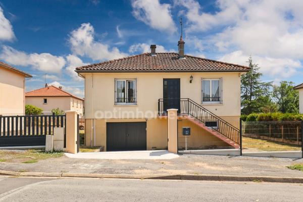 Maison Individuelle sur sous-sol de 65 m² environ - 4 pièces - 1 voir 2 Chambres - Garage -Parcelle 700 m² -MAGNAC LAVAL (87)