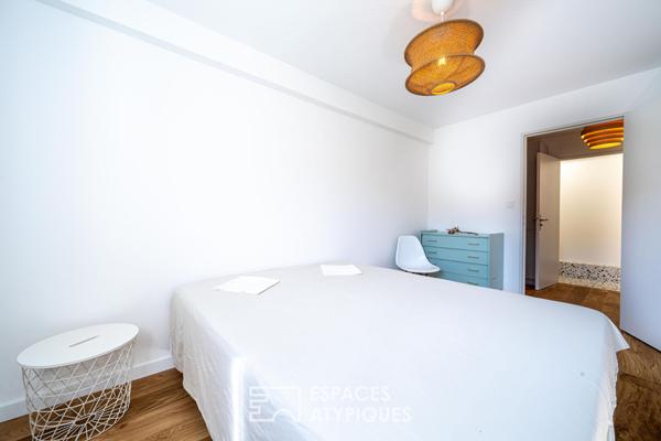 Appartement rénové avec balcon filant