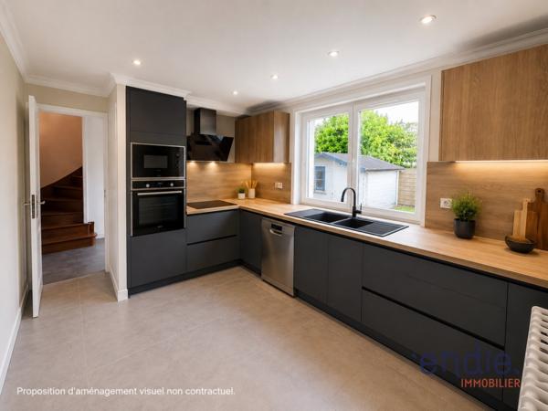 Quimper – Maison 4 chambres avec sous-sol complet et jardin