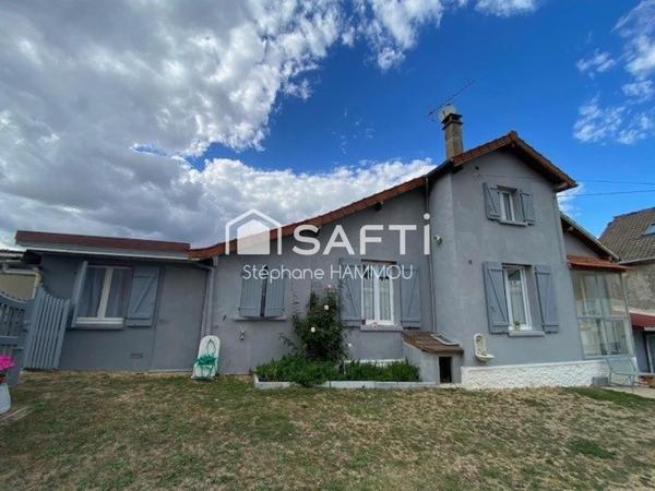 Maison 65m² - 4 pièces - 1130m² de terrain - Garage