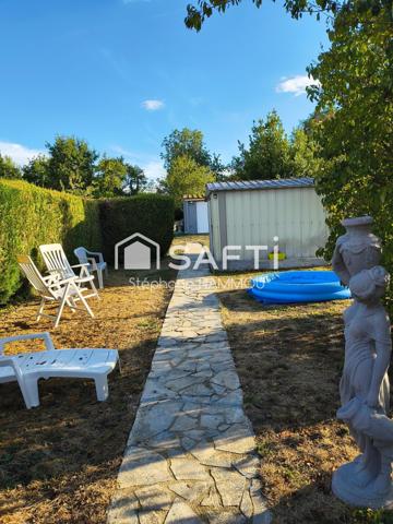 Maison 65m² - 4 pièces - 1130m² de terrain - Garage