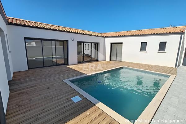 Maison Le thou de 139m2 avec piscine.