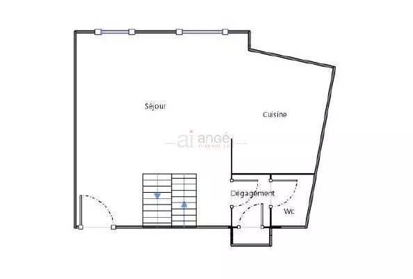 Vente immobilière : Appartement à Lyon 1er , quartier Saint-Vincent 3 pièces 61.78 m² 289 000 €- Angé Immobilier Lyon.