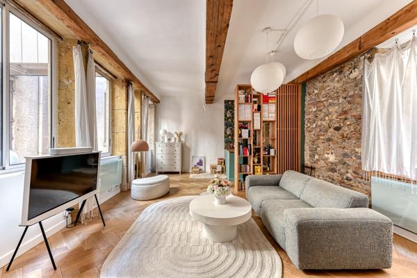 LYON 2eme - Un ravissant ppartement T3 de 91m2
