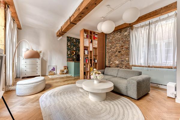 LYON 2eme - Un ravissant ppartement T3 de 91m2