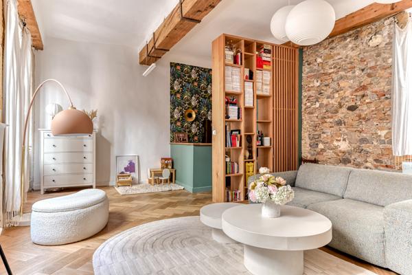 LYON 2eme - Un ravissant ppartement T3 de 91m2