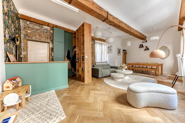 LYON 2eme - Un ravissant ppartement T3 de 91m2