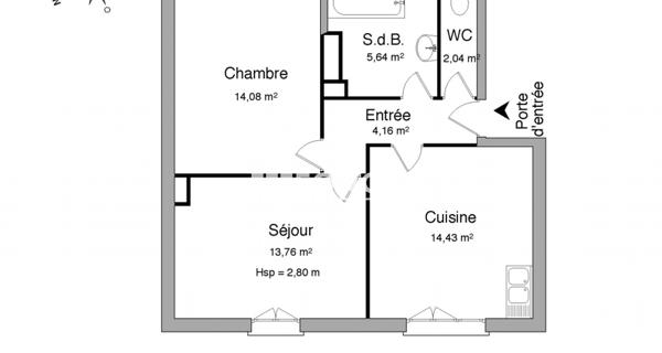 Location Appartement 2 pièces 53.49 m² - Bonneuil-en-france 95500