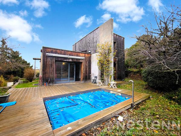 Maison éco responsable 133 m² avec piscine et double garage à vendre à Alairac proche Carcassonne