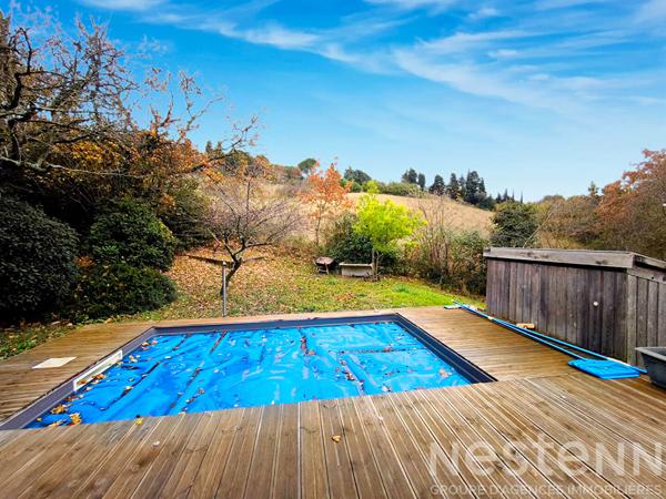 Maison éco responsable 133 m² avec piscine et double garage à vendre à Alairac proche Carcassonne