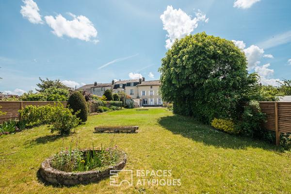 Maison de ville avec sa vue dégagée sur les remparts