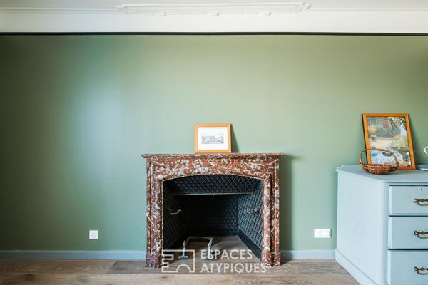 Maison de ville avec sa vue dégagée sur les remparts