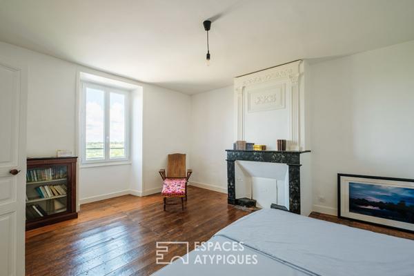 Maison de ville avec sa vue dégagée sur les remparts