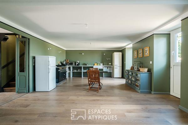 Maison de ville avec sa vue dégagée sur les remparts