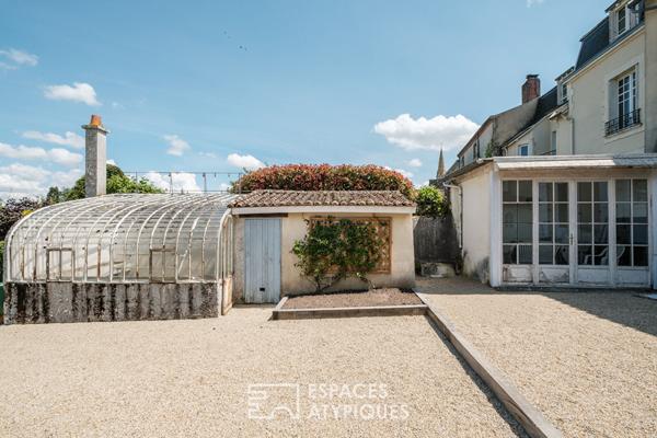 Maison de ville avec sa vue dégagée sur les remparts
