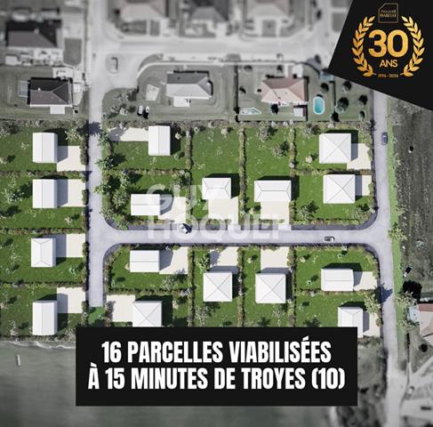 Terrain viabilisé - 601m²