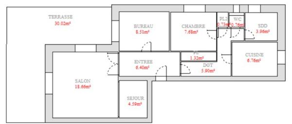 Appartement à vendre 3 pièces 65 m² Cassis