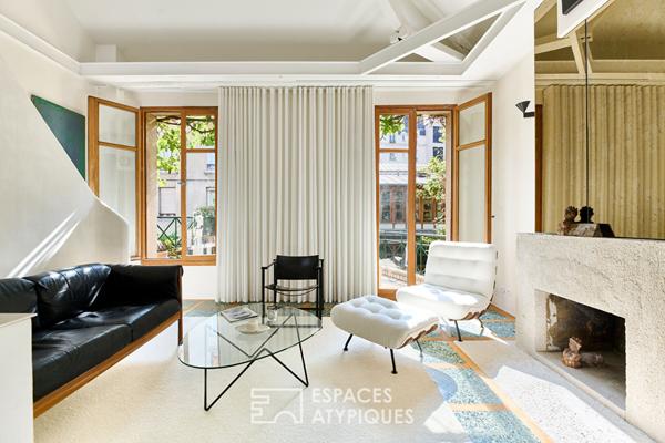 Maison d’architecte avec terrasse au calme d’une impasse