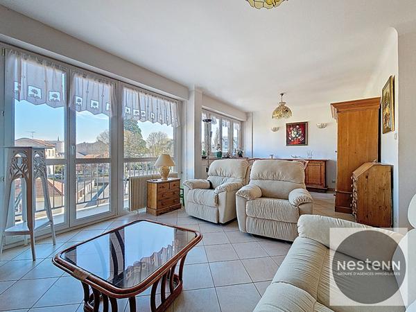 Nancy - T3 lumineux avec balcon, ascenseur et proximité Parc Sainte-Marie