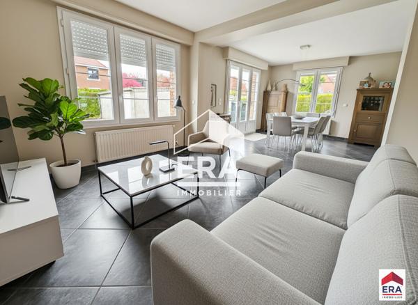 Maison semi-individuelle - 3 chambres - Jardin - Garage - Cave - Nouveau Roubaix