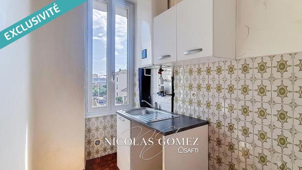 Appartement T2 bis 37 m² à rafraichir